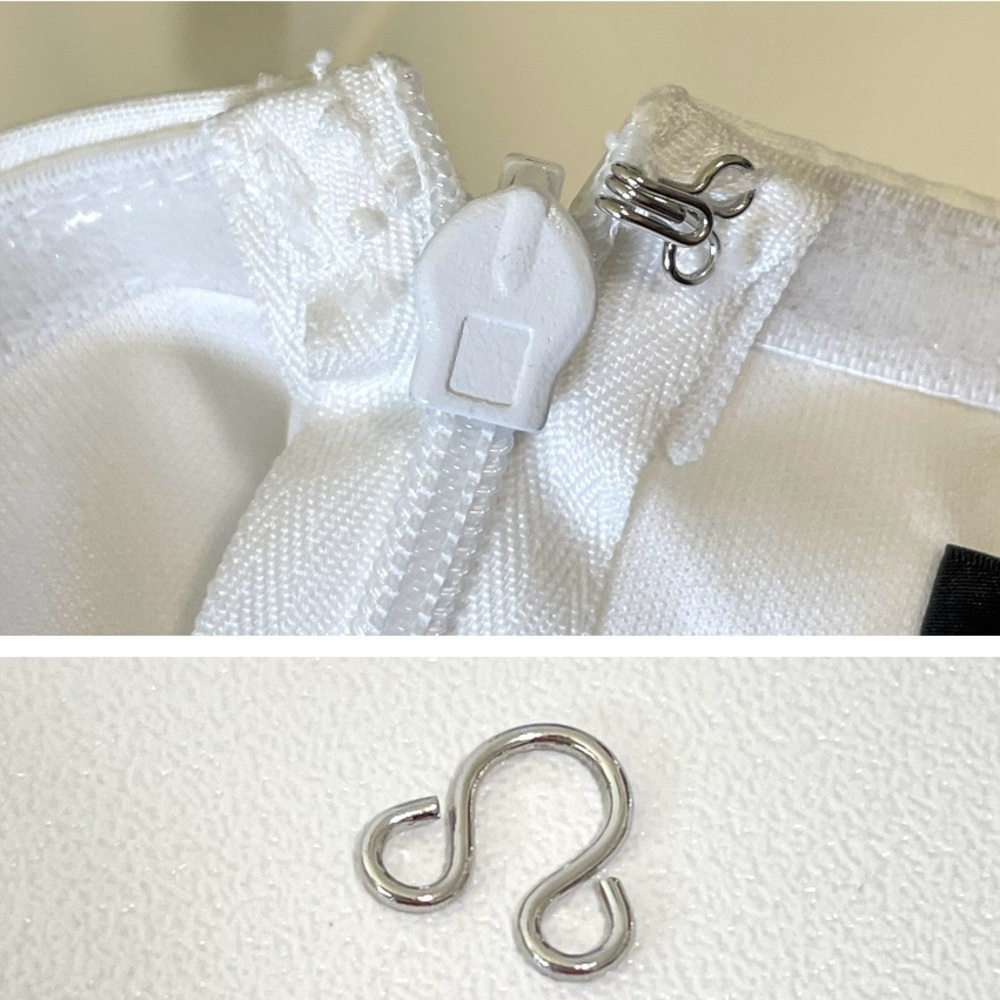 NWT Lulus Won A Heart Strapless Sweetheart Wide Leg Jumpsuit White XS - Picture 12 of 16